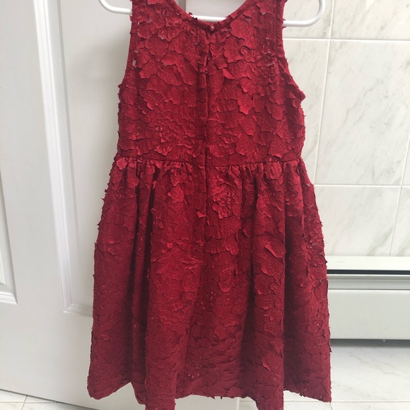 Stunning Girls Red HiLo Dress. size 4 - Picture 2 of 6